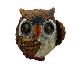 Resin Owl Sitter Figurine Animal Figure